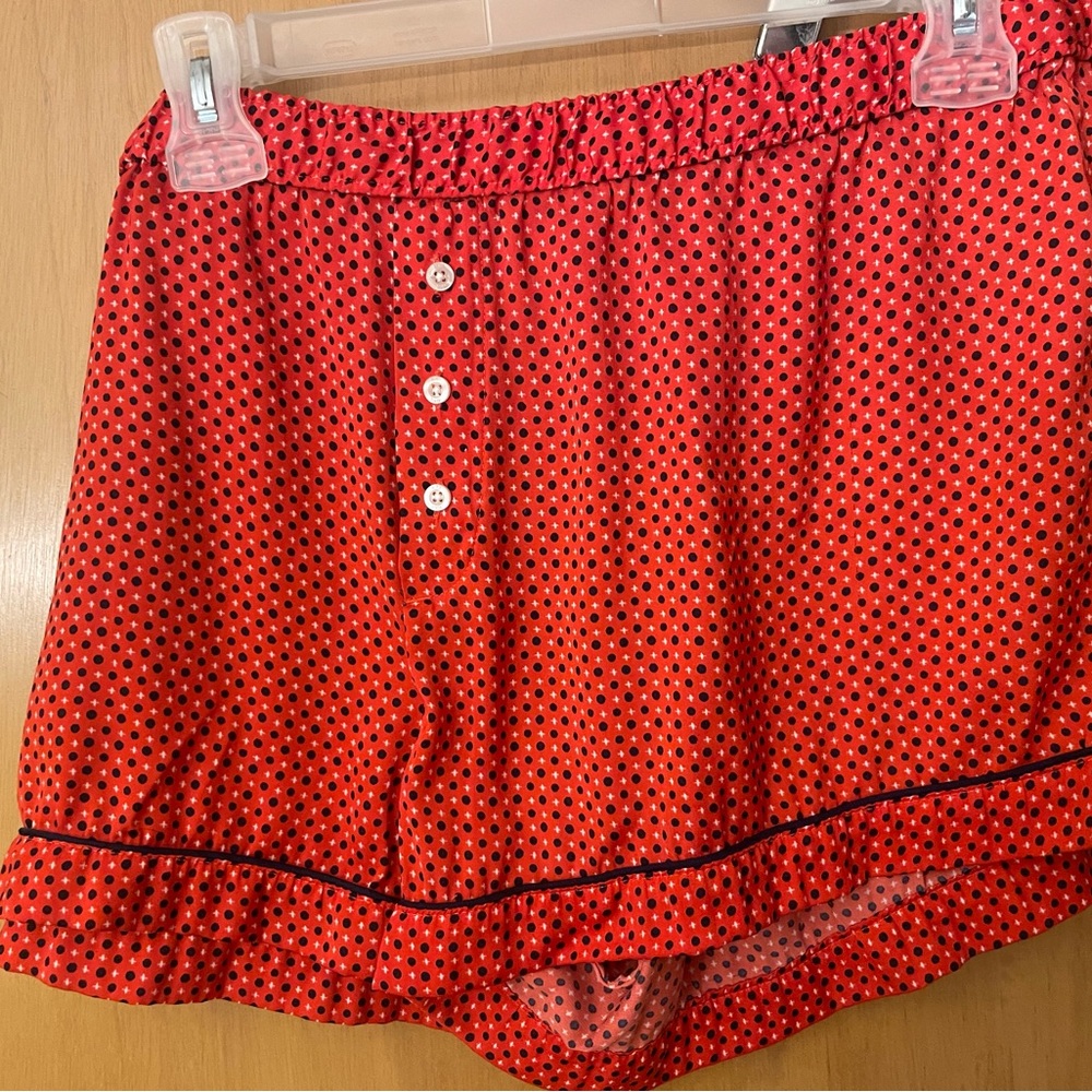 aerie Red Polka Dot Sleep Shorts